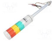 Signaller: signalling column; LED; red/amber/green; 24VDC; IP65 QLIGHT