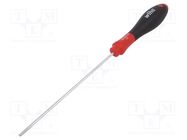 Screwdriver; slot; 3,0x0,5mm; SoftFinish®; Blade length: 150mm WIHA