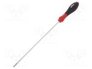 Screwdriver; slot; 3,0x0,5mm; SoftFinish®; Blade length: 200mm WIHA