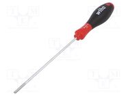 Screwdriver; slot; 4,0x0,8mm; SoftFinish®; Blade length: 150mm WIHA