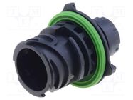 Connector: circular; 2.5mm System; male; plug; PIN: 3 TE Connectivity