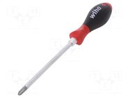 Screwdriver; assisted with a key; Phillips; PH3; SoftFinish® WIHA