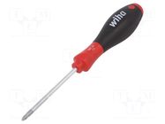 Screwdriver; Pozidriv®; PZ1; SoftFinish®; Blade length: 80mm WIHA