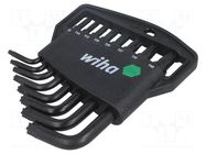 Wrench: Torx®-set; TX9,TX10,TX15,TX20,TX25,TX27,TX30,TX40 WIHA