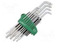 Wrench-set; spherical,Torx®; Chrom-vanadium steel; 13pcs. WIHA