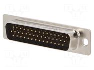 Connector: D-Sub HD; PIN: 44; male; for cable; soldering; 3A CONEC