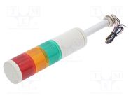 Signaller: signalling column; LED; red/amber/green; 24VDC; IP54 QLIGHT