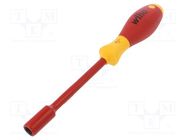 Screwdriver; insulated; 6-angles socket; HEX 9mm; 1kVAC WIHA