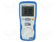 Milli-ohm meter; LCD; 3,75 digit (4000); 400mΩ,4Ω,40Ω PEAKTECH