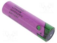 Battery: lithium (LTC); DD; 3.6V; 35000mAh; non-rechargeable TADIRAN