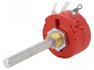 Potentiometer: shaft; single turn; 5kΩ; 2W; ±10%; 6mm; Shaft: smooth AB Elektronik