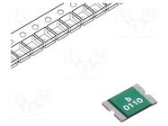 Fuse: PTC polymer; 1.25A; Imax: 100A; 0ZCG; 1812 BEL FUSE