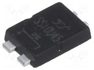 Diode: Schottky rectifying; SMD; 45V; 10A; TO277; reel,tape YANGJIE TECHNOLOGY