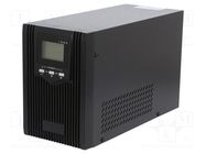 Power supply: UPS; 800W; 1kVA; Uin: 230V; 144x246.5x215mm; 0÷40°C IPS