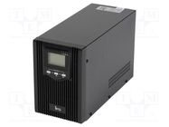 Power supply: UPS; 800W; 1kVA; Uin: 173÷265V; 144x246.5x215mm; 7Ah IPS