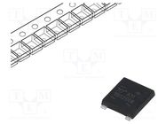 Bridge rectifier: single-phase; 600V; If: 2A; Ifsm: 75A; YBS; SMT YANGJIE TECHNOLOGY