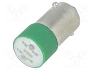 LED lamp; green; BA9S; 230VAC AUSPICIOUS