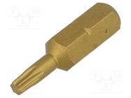 Screwdriver bit; Torx®; TX10; Overall len: 25mm C.K