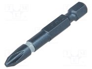 Screwdriver bit; Phillips; PH2; Overall len: 50mm C.K