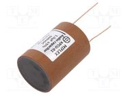 Capacitor: copper-polypropylene-paper; 1.5uF; 600VDC; ±5%; THT MIFLEX