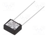 Capacitor: polypropylene; 22nF; 600VDC; 10mm; ±5%; 13x10.5x5.5mm MIFLEX