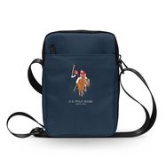 US Polo Torba USTB8PUGFLNV 8" granatowa /navy, U.S. Polo Assn.