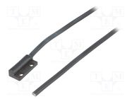 Reed switch; Pswitch: 10W; 32x15x6.8mm; Connection: lead 3m; 0.5A CELDUC