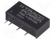 Converter: DC/DC; 1W; Uin: 21.6÷26.4V; Uout: 12VDC; Iout: 84mA; SIP7 TRACO POWER