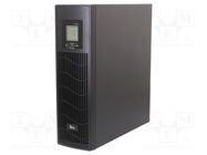 Power supply: UPS; 1.6kW; 2kVA; Uin: 173÷265V; 440x410x132mm; 9Ah IPS