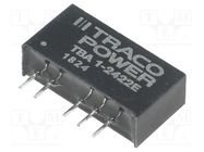 Converter: DC/DC; 1W; Uin: 21.6÷26.4V; Uout: 12VDC; Uout2: -12VDC TRACO POWER