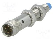 Sensor: inductive; OUT: PNP / NO; 0÷4mm; 10÷30VDC; M8; IP68; 200mA SICK