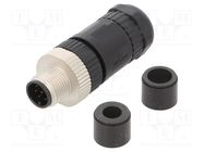 Connector: M12; plug; PIN: 8; male; A code-DeviceNet / CANopen DEGSON ELECTRONICS