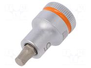 Socket; Hex Plus key,socket spanner; HEX 5mm; 3/8"; Zyklop WERA
