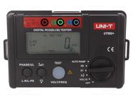 RCD; LCD; 10mA,20mA,30mA,100mA,300mA,500mA; VAC: 30÷600V; 45÷65Hz UNI-T