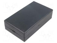 Enclosure: specialist; X: 73mm; Y: 128mm; Z: 33mm; ABS; black MASZCZYK