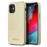 Guess GUHCP12SIGLGO iPhone 12 mini 5.4&quot; gold/gold hardcase Iridescent, Guess