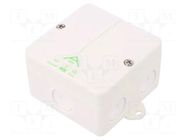 Enclosure: junction box; X: 80mm; Y: 80mm; Z: 52mm; polystyrene; IP65 SPELSBERG