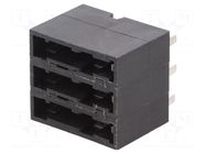 Fuse holder; PCB; 15A; thermoplastic; UL94V-0; black; 482 LITTELFUSE
