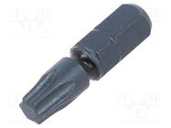 Screwdriver bit; Torx®; TX27; Overall len: 25mm C.K