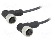 Cable: for sensors/automation; PIN: 4; with metal nut; plug; 250V AMPHENOL LTW