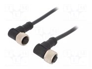 Cable: for sensors/automation; PIN: 8; with metal nut; plug; 30V AMPHENOL LTW