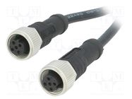 Cable: for sensors/automation; PIN: 5; M12-M12; B code-Profibus AMPHENOL LTW