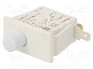 Switch: door; Pos: 2; SPDT; 10A/125VAC; white; on panel HONEYWELL