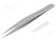 Tweezers; 120mm; Blade tip shape: sharp 