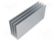 Heatsink: extruded; grilled; natural; L: 150mm; W: 35mm; H: 70mm; raw 