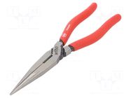 Pliers; for gripping and cutting,half-rounded nose,universal WIHA