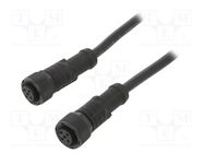 Cable: for sensors/automation; PIN: 5; M12-M12; B code-Profibus AMPHENOL LTW