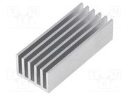 Heatsink: extruded; grilled; aluminium; L: 50mm; W: 21mm; H: 14mm FISCHER ELEKTRONIK