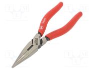 Pliers; for gripping and cutting,half-rounded nose,universal WIHA