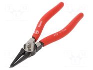 Pliers; for circlip; internal; 8÷13mm; Pliers len: 139mm; straight WIHA